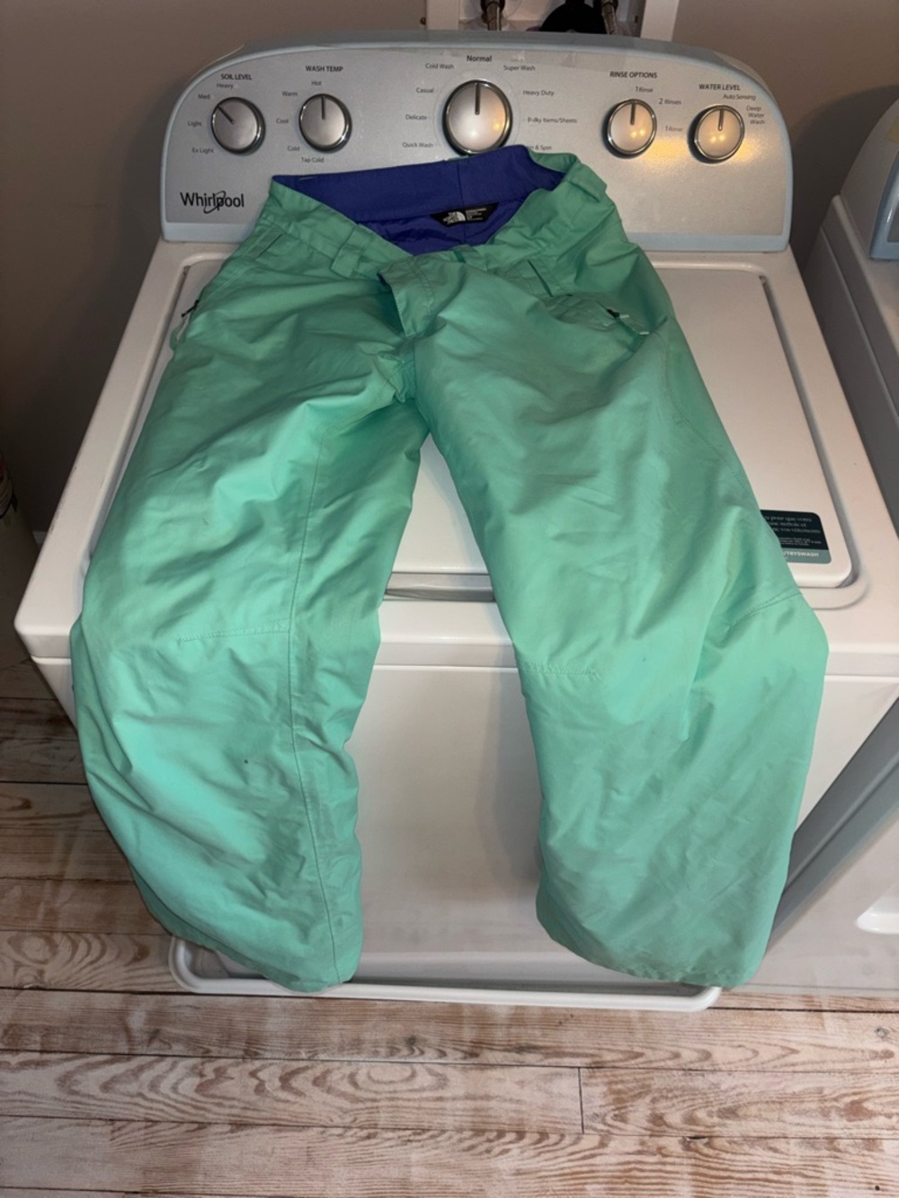 North Face Mint Green Snow/Ski Pants